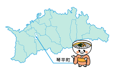 【琴平町】の地図